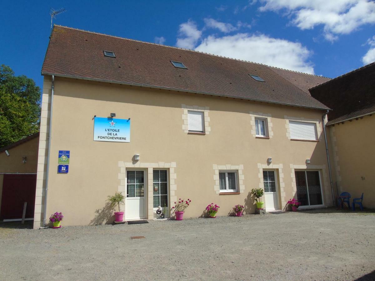 Bed and Breakfast l'étoile de la fontchevrière Neuvy-Saint-Sépulchre Exterior foto